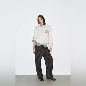 Zara Plaid Pants NWT